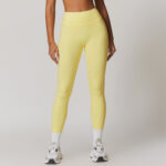 High-Waist Sculpting Yoga Pants | Sanded Fabric, Tummy Control & Hip-Lifting Fitness Leggings